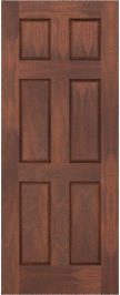 Raised  Panel   Napa  Sapele  Doors